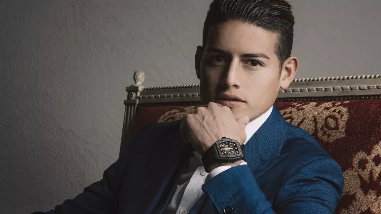 Colombian midfielder James Rodriguez is the world’s 8th most handsome player